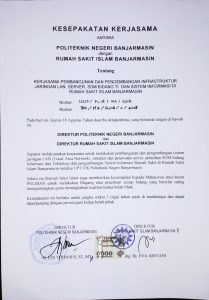 Dokumen MoU Poliban - RS Islam 2018